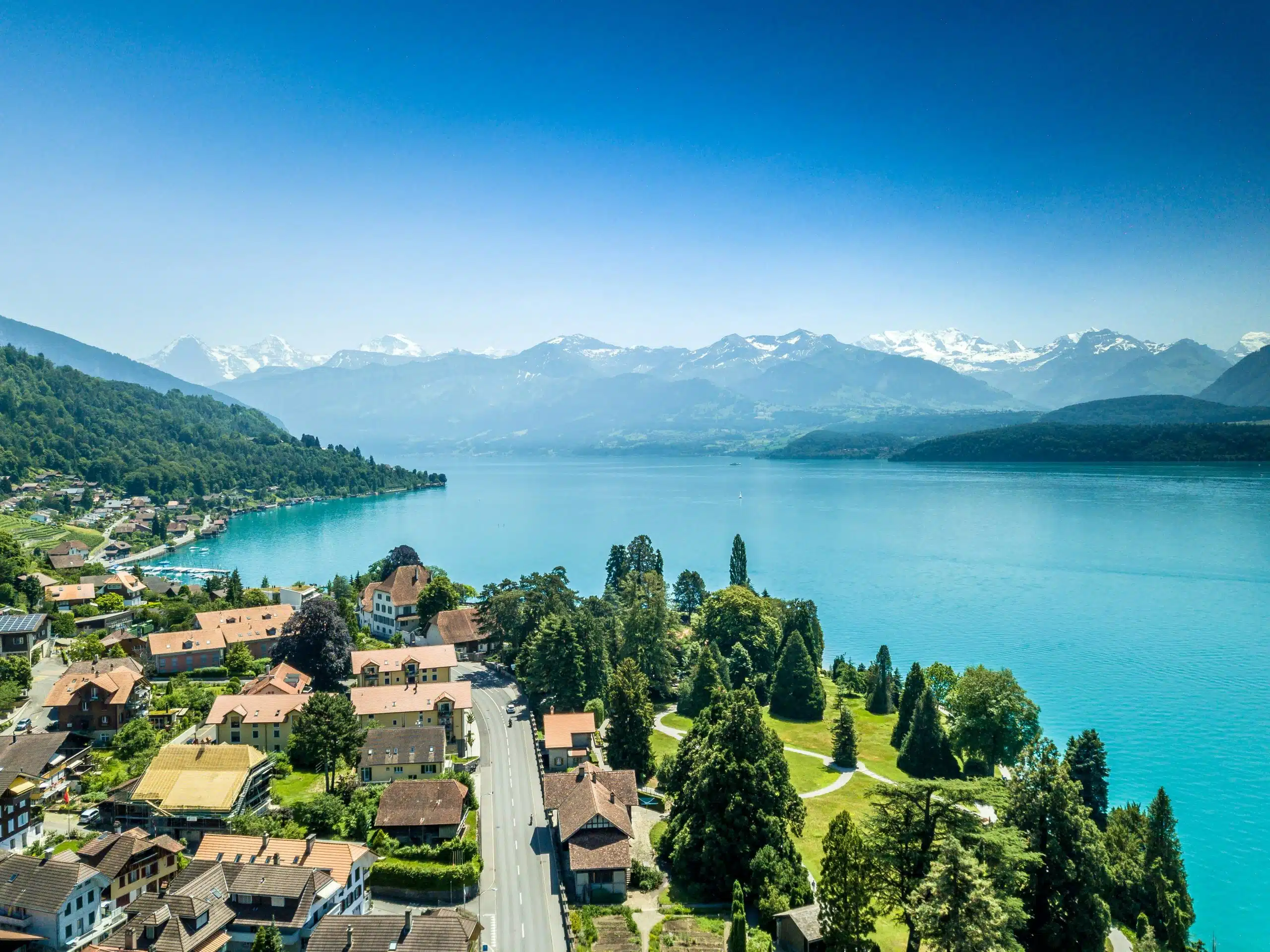 Scenic Swiss Alps landscape