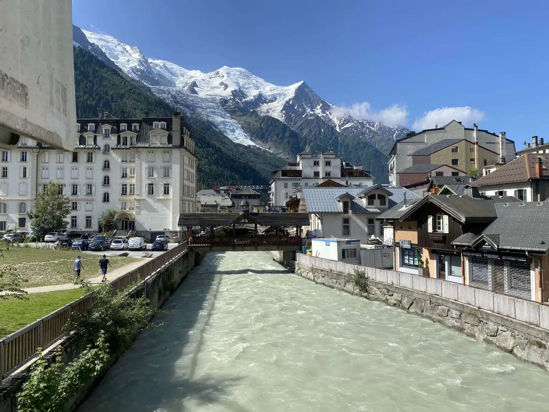 Austrian Alps mountain village
